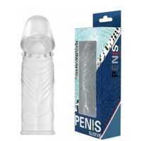 Прозрачная насадка на пенис Penis Sleeve + 2,5 см